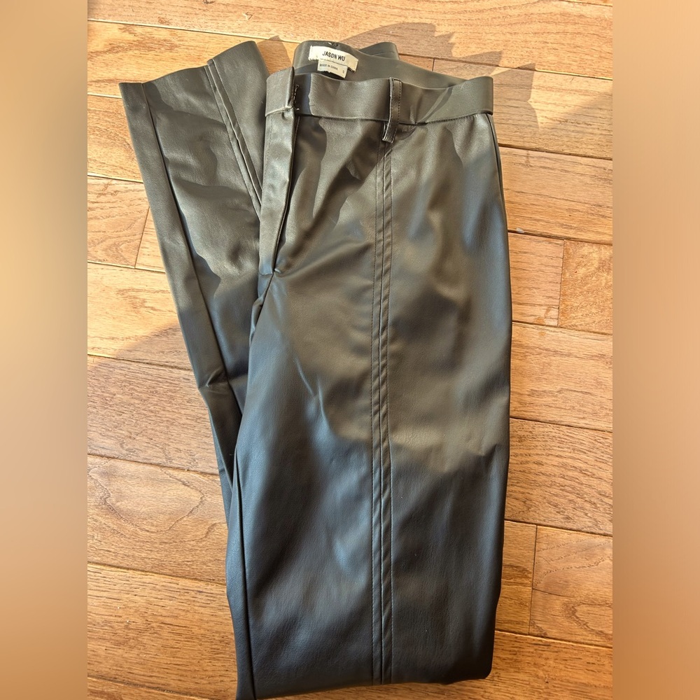 Jason Wu Vegan Faux Leather Trouser ; XS